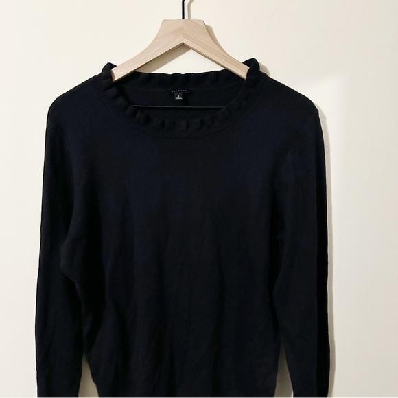 Talbots Womens Black Long Sleeve Sweater 10% Wool Size Medium - Picture 5 of 7